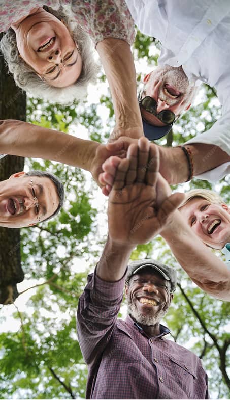 Group hands